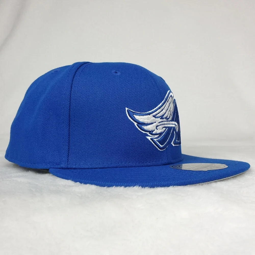 Anaheim Angels Mitchell & Ness MLB Fitted 7 3/4 Liberty Fit‎ Hat Cap Blue NWT